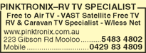 PinkTronix-RV TV Specialist - Hervey Bay Accommodation 4