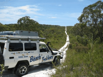 Beach trekkers North Stradbroke Island - Hervey Bay Accommodation