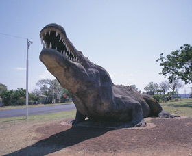 Crocodile Statue - Tourism Hervey Bay 0