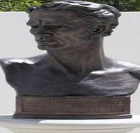 Adam Lindsay Gordon Bronze Bust - Hervey Bay Accommodation
