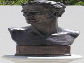 Adam Lindsay Gordon Bronze Bust - Hervey Bay Accommodation 0