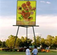 Van Gogh Sunflower Painting - Hervey Bay Accommodation