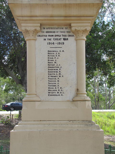 Apple Tree Creek War Memorial - Hervey Bay Accommodation 1