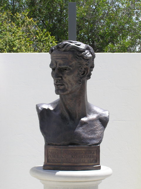 Adam Lindsay Gordon Bronze Bust - Hervey Bay Accommodation 0