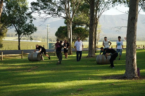 Hunter Valley Wine Barrel Rolling - Hervey Bay Accommodation 5