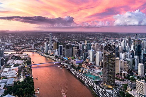 Brisbane City - Private Helicopter Sunset Flight - 25min - Hervey Bay Accommodation 4