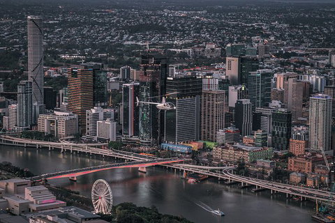 Brisbane City - Private Helicopter Sunset Flight - 25min - Hervey Bay Accommodation 2