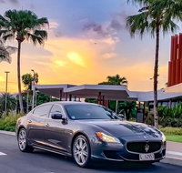 Maserati Quattroporte Limousine Transfer Cairns Airport to City - Tourism Hervey Bay