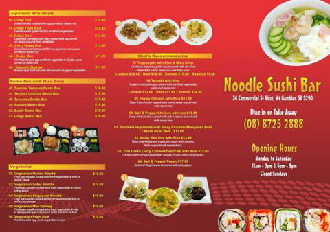 Noodle Sushi Bar Mount Gambier - Tourism Hervey Bay 1
