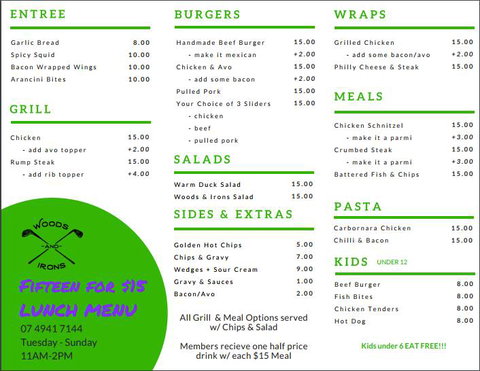 Woods And Irons Restaurant @ The Moranbah Golf Club - Hervey Bay Accommodation 4