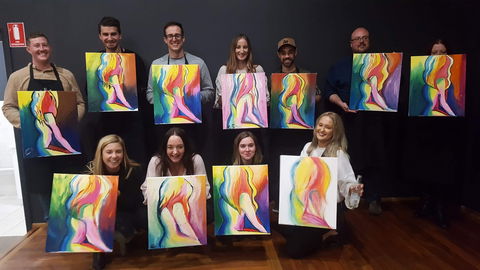 Paint And Sip Experience - Tourism Hervey Bay 1