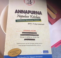 Annapurna Nepalese Kitchen - Tourism Hervey Bay