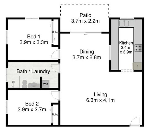 Spacious 2 Bedroom Beach Side Apartment - Close To Shopping Centre With Coles, Health Food Shop, Sushi, Pizza, Cafes, Hairdresse - Tourism Hervey Bay 2