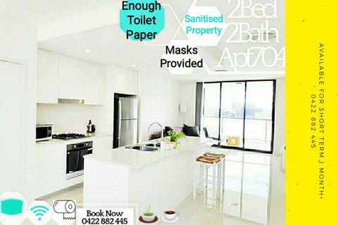 Stylish Liverpool 2Bed 2Bath Apartment -Skyline Views! -Masks Provided - Hervey Bay Accommodation 0