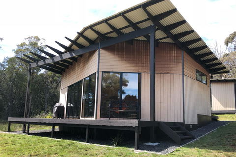 BAY OF FIRES ECO HUT Off Grid Experience At Binalong Bay - Hervey Bay Accommodation 0