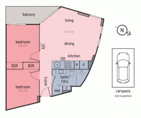 2Bedroom Apartment With Views In Docklands Next To CBD & Marvel Stadium - Hervey Bay Accommodation 15