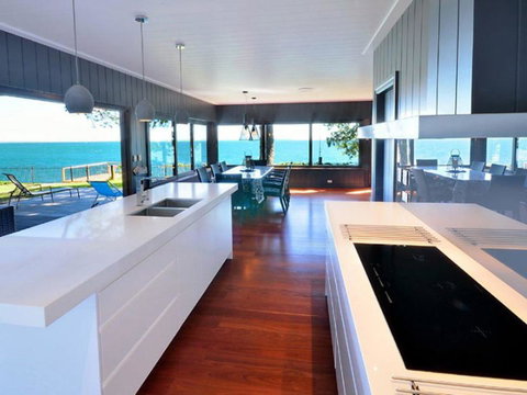 Dolphins At Sunset - Hervey Bay Accommodation 0