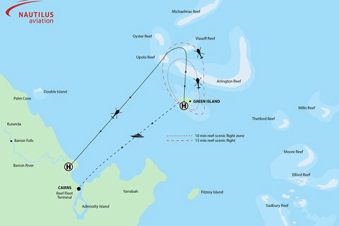 Fly To Green Island - Cruise Return - Hervey Bay Accommodation 0