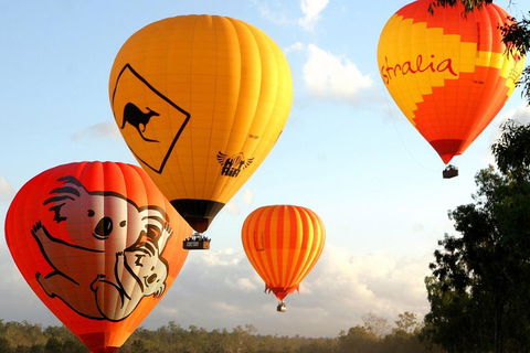 Natural Bridge & Springbrook Waterfalls Tour + Hot Air Balloon With Breakfast - Hervey Bay Accommodation 0