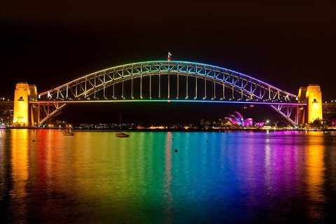 Vivid 90-Minute Sydney Harbour Small Group Catamaran Cruise - Hervey Bay Accommodation 3